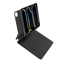 Étui Clavier Magique Personnalisé pour iPad Pro 13 Pouces M4 M5 avec Pavé Tactile Support Magnétique Clavier Sans Fil Ultra Fin Rétroéclairé