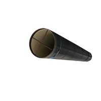 Meilleur prix, tuyau en acier LSAW de grand diamètre conforme à la norme ASTM, peint en noir pour pipeline pétrolier, tuyau API, OD 1120 mm, WT 24,0 mm