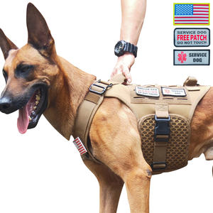 Arnés táctico de entrenamiento para perros al aire libre, sin tirar, Clip frontal, chaleco reflectante de trabajo para mascotas, arnés de perro grande de fácil <span class=keywords><strong>Control</strong></span> - Product Image 2