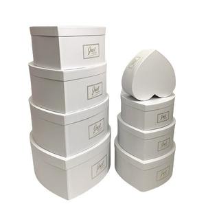 Einfarbige Heißpräge-Geschenkbox-Set in Herzform (8 Stück) - Blumenbox, Umarmungskorb & Geburtstagsgeschenkbox - Product Image 4