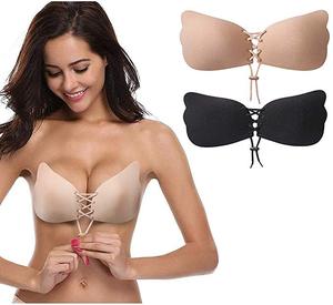 Sujetador Adhesivo Invisible sin Tirantes con Forma de Mariposa de Silicona para Vestido Formal - Product Image 3