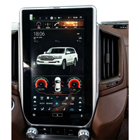 Autoradio vertical Android 15 Tesla 13,8 pouces pour Toyota Land Cruiser 2016-2018 avec CarPlay sans fil, GPS, 8 cœurs, 4+64 Go DSP