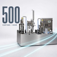 Elektrische sapkartonvulmachine, drankenverpakkingsapparatuur, kokoswater, gearomatiseerde wijn, semi-automatische lijnpomp
