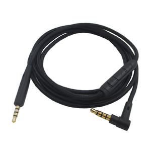 Câble de casque de jeu câble audio rayé avec microphone pour <span class=keywords><strong>BOSE</strong></span> QC45 QC35 <span class=keywords><strong>QC25</strong></span> OE2 - Product Image 6