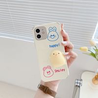 Coque de téléphone portable en cuir à motif de dessin animé, vente en gros d'usine, accessoires personnalisés pour iPhone 12 13 14 15 16 17 Pro Max