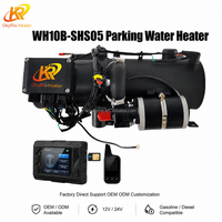 Chauffage de stationnement hydronique diesel 12V 24V 10KW avec télécommande, chauffage de liquide de refroidissement pour moteur de véhicule et système de climatisation, direct usine
