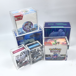 Boîtier de Présentation en Acrylique Transparent de Qualité Supérieure avec Couvercle Magnétique pour Cartes POKÉMON - Protection ETB et <span class=keywords><strong>Booster</strong></span> Box - Product Image 3
