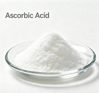 Acide Ascorbique de Haute Pureté E300, Stabilisateur Antioxydant, Poudre de Vitamine C pour Boissons, Pâtisseries, Transformation des Fruits