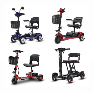 KRYL Trottinette Électrique Pliante 4 Roues <span class=keywords><strong>pour</strong></span> Seniors, Fauteuil Roulant Électrique de Voyage <span class=keywords><strong>pour</strong></span> Personnes Âgées et Handicapées, Meilleure Vente - Product Image 6