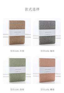 Cuaderno y Diario Personalizado de Tapa Dura de Lino A5, Artículos Escolares de Alta Calidad, Color y Logotipo Personalizados - Product Image 3