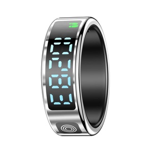 Anneau intelligent Sr08 avec écran tactile, suivi de la fréquence cardiaque, de l'oxygène sanguin, du sommeil, du nombre de pas, surveillance de la santé, Wifi - Product Image 3