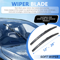 Pabrik Menyediakan Bilah Wiper Karet Universal untuk Mobil, Wiper Kaca Depan, Pengait Kaca Depan, Bilah Wiper Hibrida