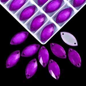 OLeeya Nevette Strass en verre K9 de qualité supérieure, plusieurs couleurs, à coudre, cristaux à dos plat pour accessoires vestimentaires - Product Image 4