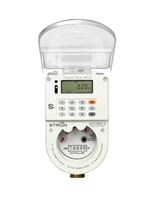 Compteur d'eau prépayé intelligent STS IP68 robuste, conception droite, en plastique fileté, garantie 2 ans