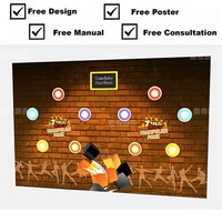 Jeux interactifs de réaction lumineuse murale pour salle sensorielle, équipement de salle sensorielle, panneau de réaction pour centre d'amusement, musée scientifique