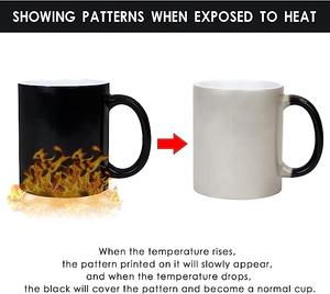 Tazas de Cerámica Clásicas Ecológicas con Logotipo Personalizado al por Mayor, Tamaño Personalizado, Impresas, que Cambian de Color, Sublimación, Color Personalizado para Fiestas - Product Image 3