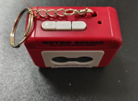 2026 créatif Vintage Mini rétro Cassette enregistreur musique porte-clés mignon Mini lecteur commémorer porte-clés pour Couple amis cadeau