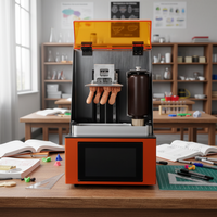 Impresora 3D Dazzle Dazz 3D L120P de Alta Precisión con Purificación de Aire para Diseño y Fabricación de Joyería, Resina Fotosensible LCD