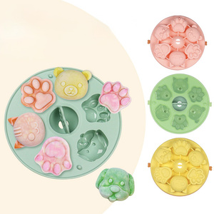 Moules en silicone de qualité supérieure pour la pâtisserie et la préparation de repas complémentaires, 6 types, outil de cuisine - Product Image 3