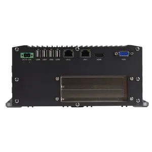 PC de panel integrado todo en uno ordenador industrial plano verdadero con J1900, 2xCOM, 8xUSB, 2xLAN