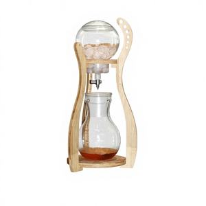 Cafetière portable mini Ice Drop avec filtre en verre léger, anti-fuite, compacte pour les voyages, la randonnée, les boissons froides en déplacement - Product Image 1