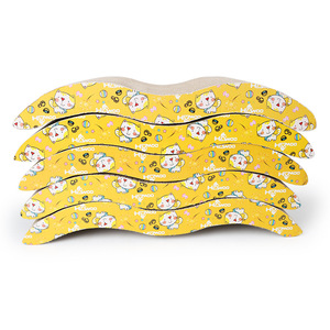 Gatto graffiatore in cartone ondulato resistente riciclabile resistente con letto resistente per gatti - Product Image 3