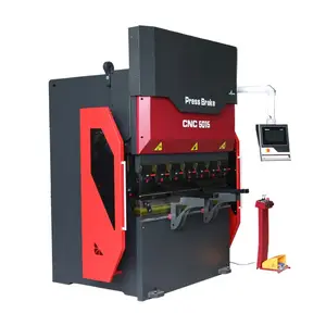 Máquina de freio da imprensa da indústria 4.0, alta eficiência 4 + 1 eixo hpb-80t/1600 cnc com delem da53t