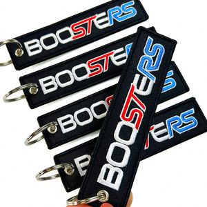 <b>Custom</b> Fashion Design Embroidery Patch Keychain Woven Fabric With Your Own Logo <b>Key</b> Tag - Product Image 1
