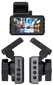 Camera xe hơi siêu nét 4K + 2K Ghi hình kép phát hiện va chạm tầm nhìn ban đêm kết nối Wifi 3 inch cho điện thoại di động - Product Image 5