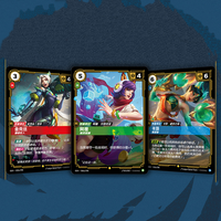 Vente en gros de cartes à collectionner en papier authentiques Riftbound League of Legends TCG en chinois simplifié, nouveaux jeux de société, cadeaux pour enfants, cartes à collectionner
