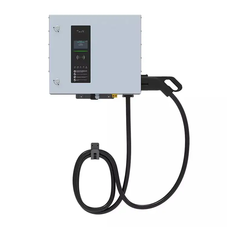 2.0J 1.6J ocpp แบบสองทิศทาง, ISO15118หน้าจอสัมผัสรองรับ DC EV ชาร์จเร็วไฟและอุณหภูมิกล่องติดผนัง