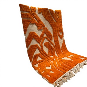 Alfombras Modernas Abstractas de Diseño, Hechas a Mano con Nudos de Algodón, Colores Hermosos Personalizados, Hechas a Mano, Ecológicas, para Sala de Estar, Habitación Infantil - Product Image 3