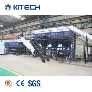 Chinese Factory Directly Sale 500-2000KG Soft Plastic Recycling Pe Washing And Granulating Line Line