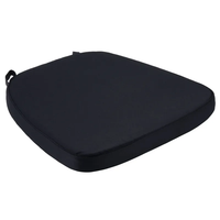 Coussins de chaise de mariage en cuir PU et en similicuir de plusieurs couleurs, coussins de chaise Chiavari en gros