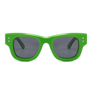 Custom Logo Acetate Sunglasses Polarized UV400 Rectangle <b>Eyewear</b> Unisex Fashion Glasses for Outdoor Wear - Product Image 6
