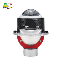 Lentille de projecteur LED 3 pouces Blanc 7000K Alliage d'aluminium 8000 Lumens Ventilateur de refroidissement Phares LED pour voiture Universel