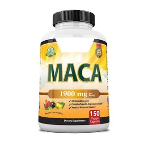 2024 hot sell Butt And Hips Horny Goat Weed Black Maca Root Capsule Pill For Butt Hips Enlargement