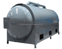 Haute efficacité CE BBQ flux d'air charbon de bois faisant four machine biomasse bois charbon de bois four carbonisé avec des prix bon marché