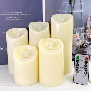 Vente en gros de bougies électroniques romantiques à LED, balançoire de simulation alimentée par batterie pour la décoration intérieure pour les étapes d'anniversaire et de mariage - Product Image 5