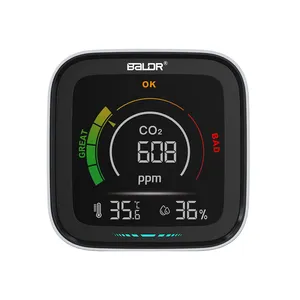 Yeni mini CO2 metre NDIR CO2 dedektörü hava kalitesi monitör masaüstü karbon dioksit test CO2 monitör bebek odası için