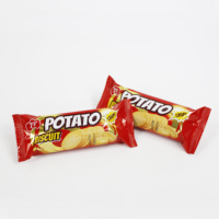 Gran calidad, 100g, galletas crujientes de patata y galletas, galleta salada redonda sin crema