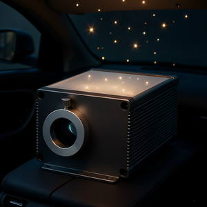 Kit d'éclairage LED à fibres optiques 550 pièces, blanc froid scintillant pour toit de voiture, plafond de maison, corps en alliage d'aluminium, télécommande - Product Image 2