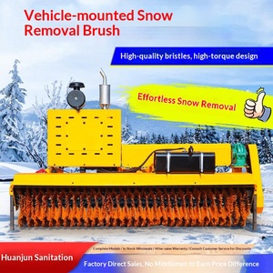 <b>Large</b> Vehicle-Mounted Snow Remover Rolling Brush Expressway Snow Remover Modified Front-Mounted Snow - Product Image 2