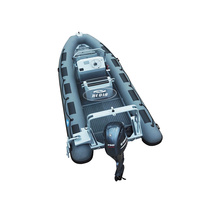 Bateau pneumatique de luxe CE 19 pieds Hypalon RIB Patrol580, bateau pneumatique Hypalon, coque en aluminium ou en fibre de verre à vendre, bateau pneumatique en aluminium