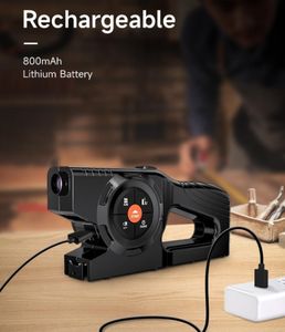 OEM/ODM 3-in-1デジタルテープ測定、196フィートレーザー測定ツール、自動ロックテープ、リアルタイムデジタル読み取り - Product Image 5