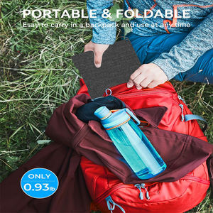 Panneaux solaires portables légers en silicium monocristallin 15W, chargeur USB à charge rapide, pliable, étanche, alimentation d'urgence - Product Image 5