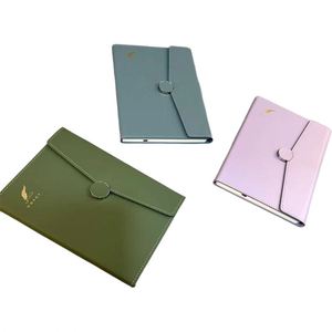 Cuadernos de Lino Estéticos Personalizados al por Mayor, Cuadernos de Tapa Dura de Cuero PU A4 A5 para Estudiantes - Product Image 1