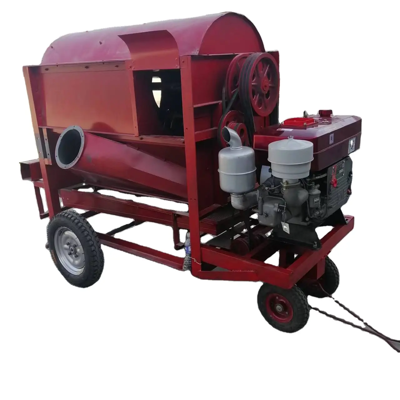 Landbouwmachine Pto Link Multi-Functionele Maïs Soja Sorghum Tarwe Hoge Efficiëntie Diesel Sheller