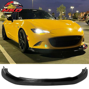 Convient pour Mazda MX-5 Miata 2016-2026, lèvre de pare-chocs avant style MDA, non peinte, noire - Product Image 1