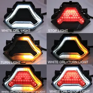 LED Motorcycle Taillights Stop Light Rear Tail Light For Yamaha R3 / R25 / Y15ZR /MT03/ MT07